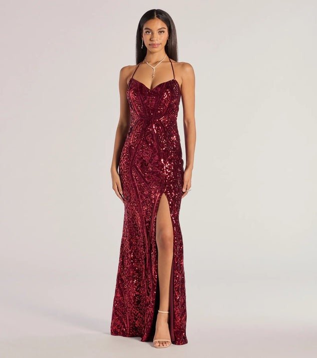 Cross-border Explosive Amazon Hot European and American Women's Sexy Sling Sling Sequin dress Fashion All-match Long Dress - Cozy & Co. Market