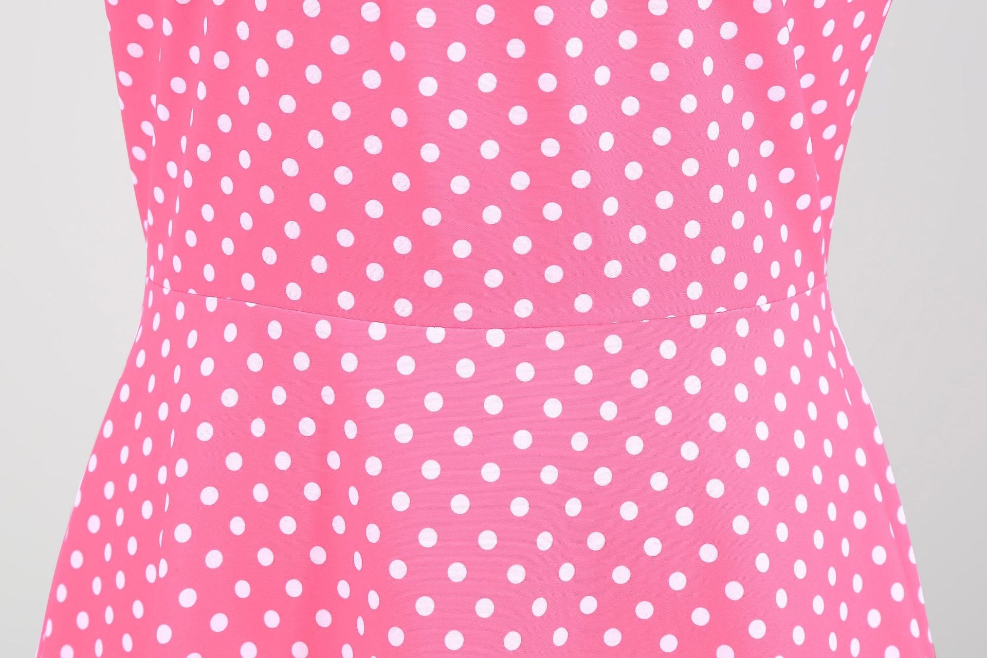 Cross-border foreign trade Europe and the United States 2025 spring and summer new retro temperament short sleeve wave printing waist dress - Cozy & Co. Market