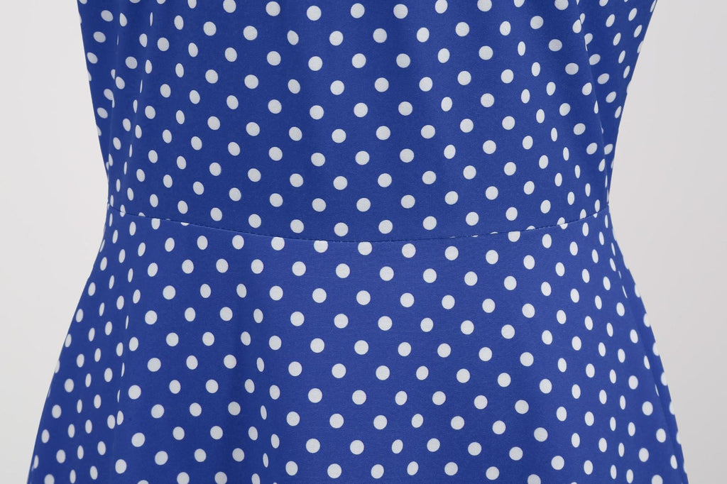 Cross-border foreign trade Europe and the United States 2025 spring and summer new retro temperament short sleeve wave printing waist dress - Cozy & Co. Market
