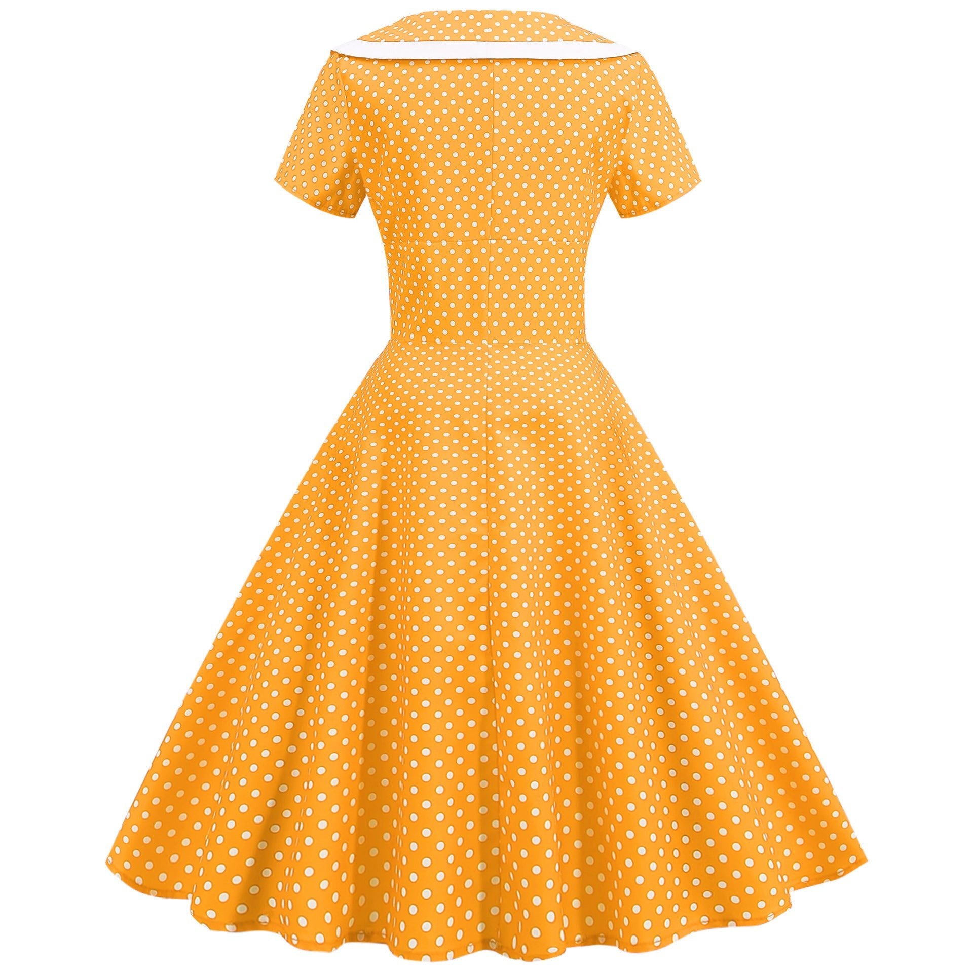 Cross-border foreign trade Europe and the United States 2025 spring and summer new retro temperament short sleeve wave printing waist dress - Cozy & Co. Market