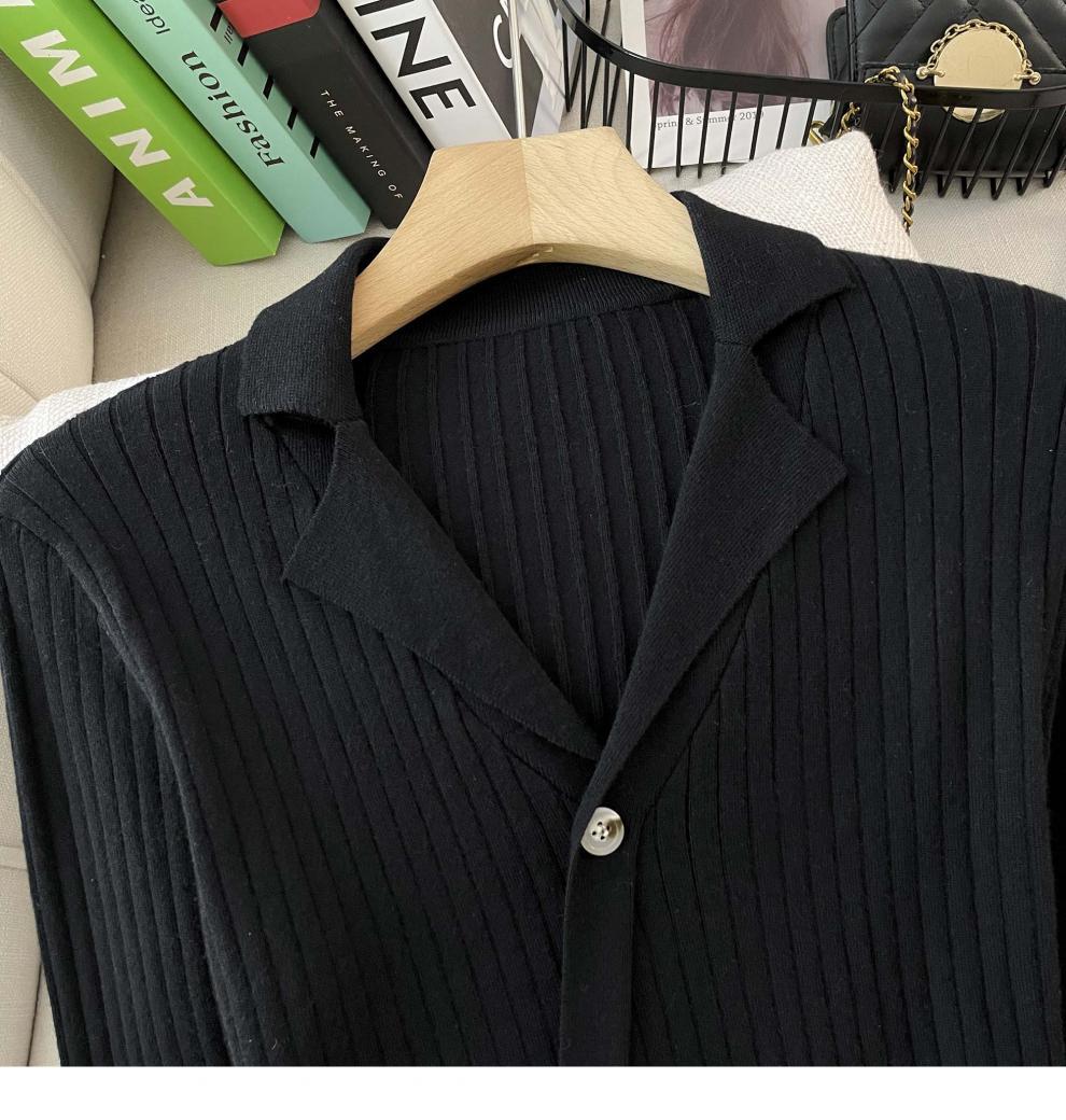 Cross-border French Style Chanel Style Knitted Skirt with Trumpet Sleeve Elegant Women's New Slim-fit Small Lapel Knitted dress - Cozy & Co. Market