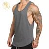 Custom Logo Running Workout Athletic Vest Fitness Wear Men Gym Stringer Muscle Cotton Men's Blank Sports Oversized Tank Tops - Cozy & Co. Market