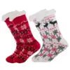 Customizable Thermal Sherpa Dress Socks Winter Warm Fuzzy Anti-Slip Crew Length Knitted Fleece Lined Floor Slippers - Cozy & Co. Market