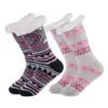 Customizable Thermal Sherpa Dress Socks Winter Warm Fuzzy Anti-Slip Crew Length Knitted Fleece Lined Floor Slippers - Cozy & Co. Market