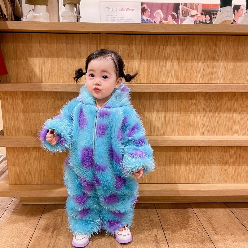 Cute Animal Baby Jumpsuit With Hooded Zipper - Cozy & Co. Market
