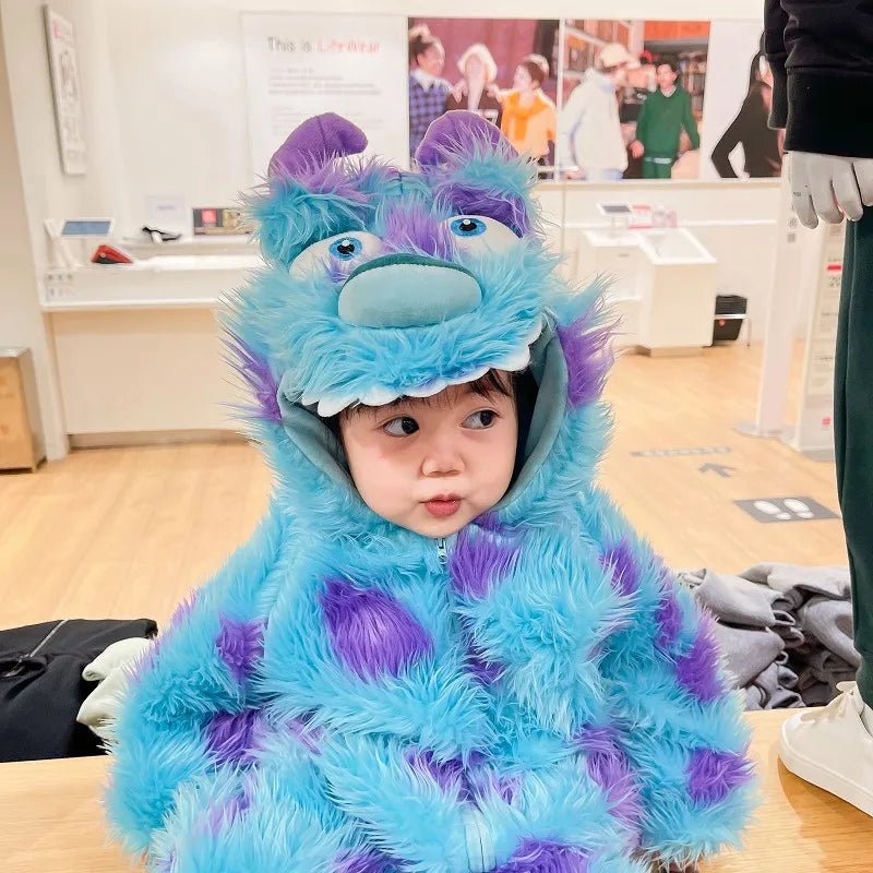 Cute Animal Baby Jumpsuit With Hooded Zipper - Cozy & Co. Market