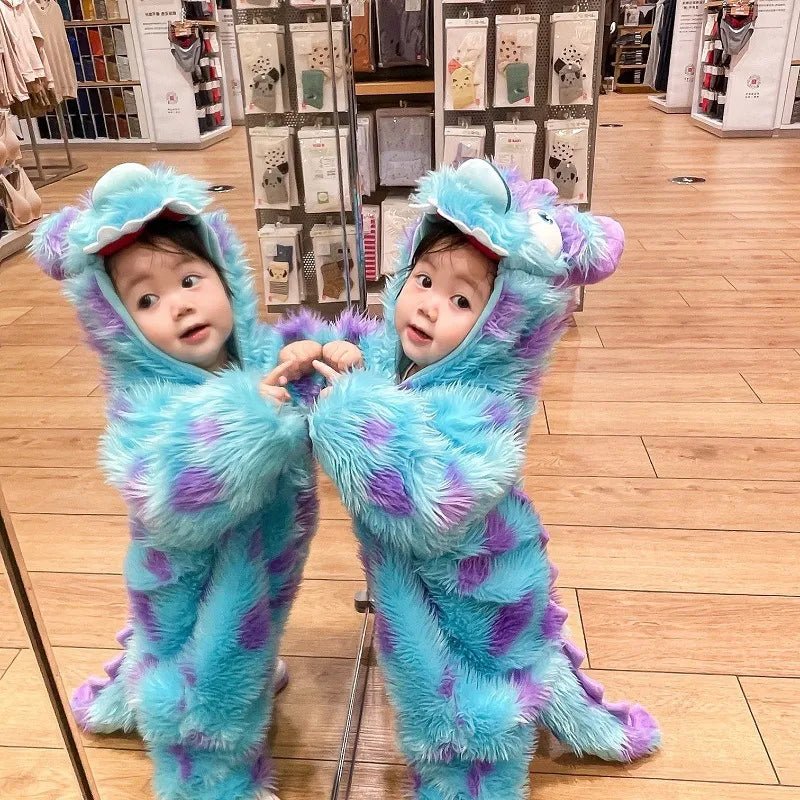 Cute Animal Baby Jumpsuit With Hooded Zipper - Cozy & Co. Market