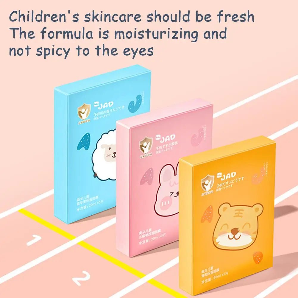Cute Animal Cartoon Sheet Masks Childrens Spa Facial Masks Nourish For All Skin Types Gentle Moisturizing Brighten Mask Skincare - Cozy & Co. Market