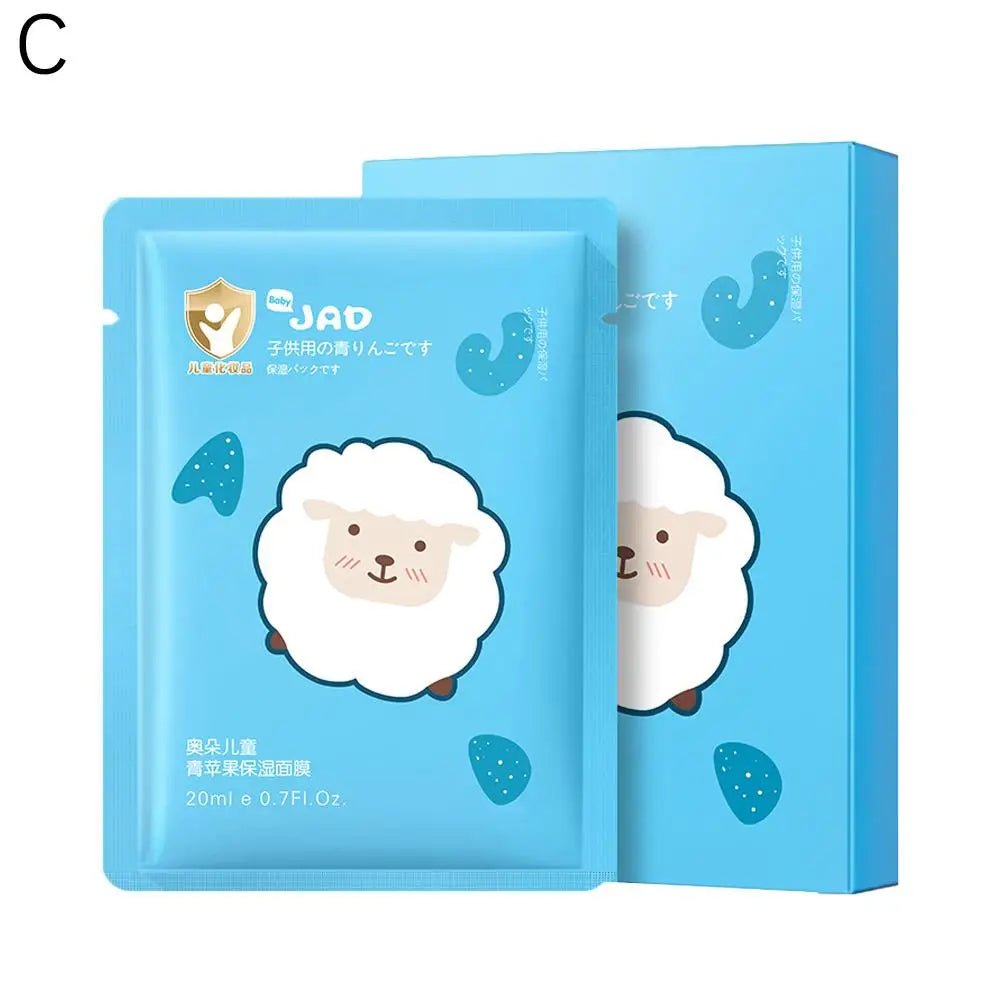 Cute Animal Cartoon Sheet Masks Childrens Spa Facial Masks Nourish For All Skin Types Gentle Moisturizing Brighten Mask Skincare - Cozy & Co. Market