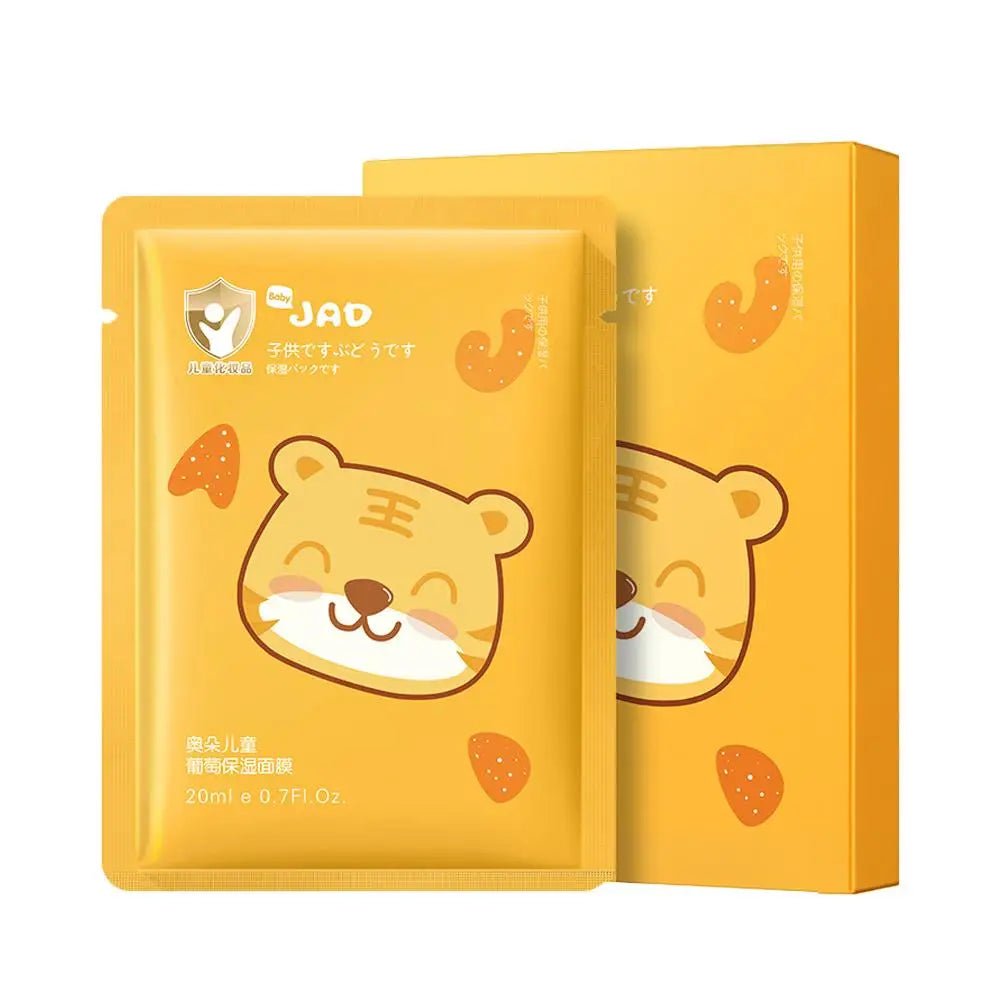 Cute Animal Cartoon Sheet Masks Childrens Spa Facial Masks Nourish For All Skin Types Gentle Moisturizing Brighten Mask Skincare - Cozy & Co. Market