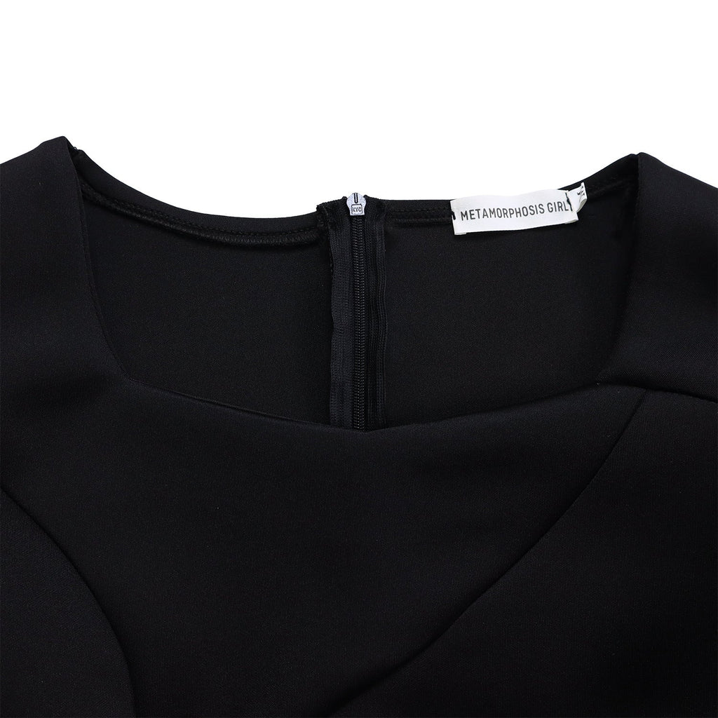 D3310 New Cross-border Amazon European and American Fashion Elegant Ruffled Solid Color Hip African dress - Cozy & Co. Market