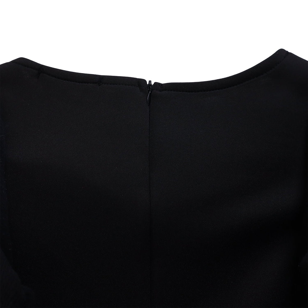 D3310 New Cross-border Amazon European and American Fashion Elegant Ruffled Solid Color Hip African dress - Cozy & Co. Market