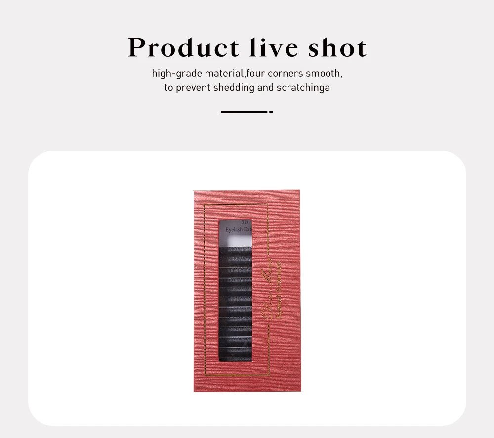 DeceMars 3D W-Shaped Eyelashes Extensions 3 Tip C/D Curl High Quality Idividual Lash - Cozy & Co. Market