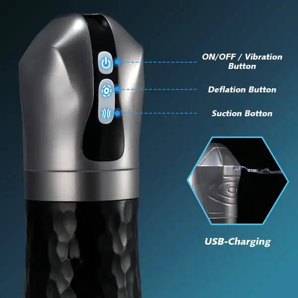 Deep Throat Squeezing Sucking Vibrating Automatic Men Masturbation Aircraft Cup Electric Male Suck Stroker Masturbator Machines - Cozy & Co. Market