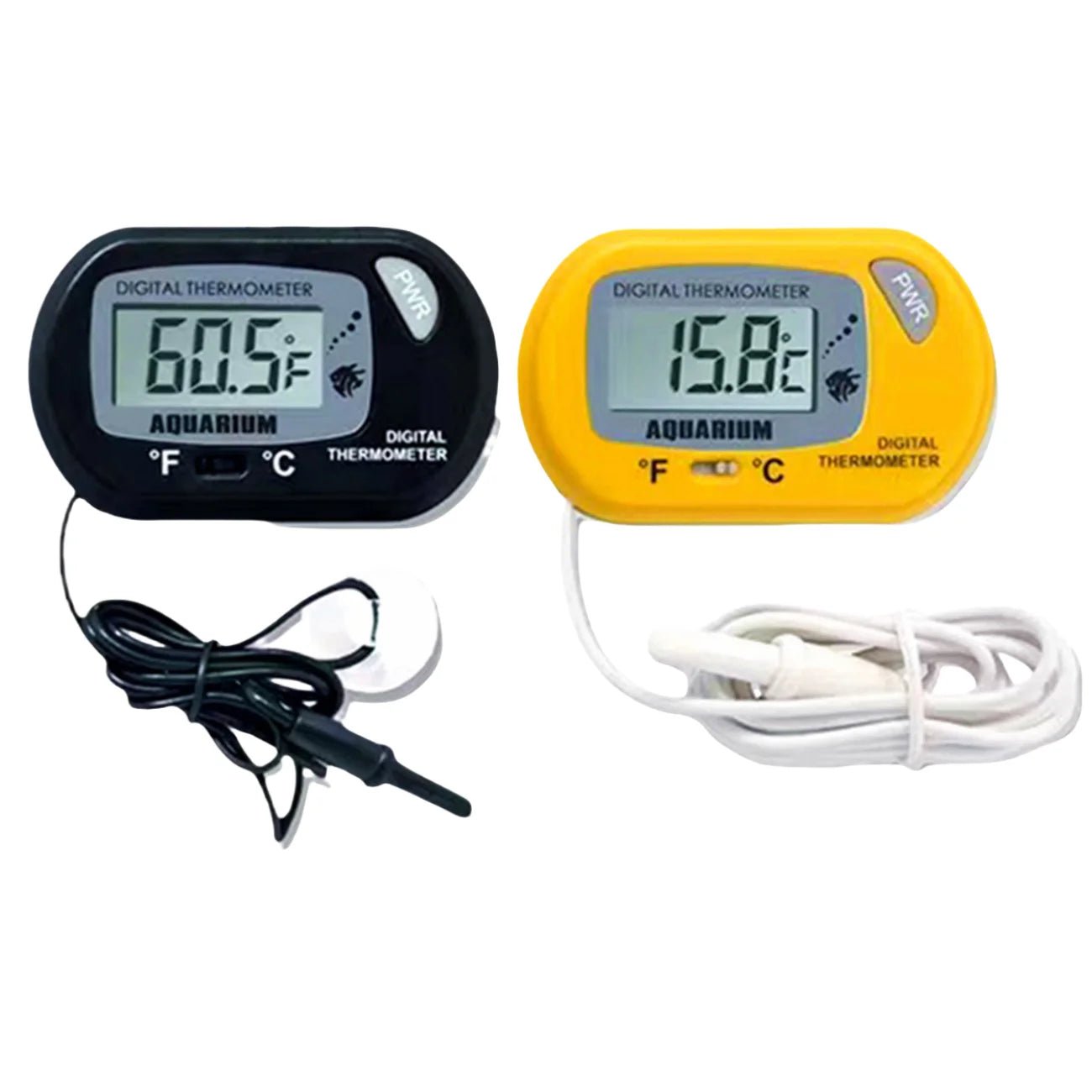 Digital Aquarium Thermometer with Probe Suction Cup Fish Tank Water Electronic Thermometer Measurement Degrees Celsius ℃ - Cozy & Co. Market