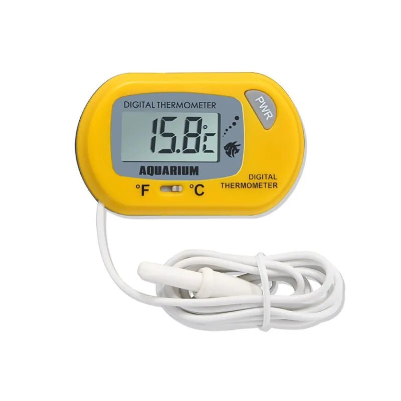 Digital Aquarium Thermometer with Probe Suction Cup Fish Tank Water Electronic Thermometer Measurement Degrees Celsius ℃ - Cozy & Co. Market