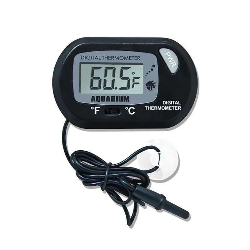 Digital Aquarium Thermometer with Probe Suction Cup Fish Tank Water Electronic Thermometer Measurement Degrees Celsius ℃ - Cozy & Co. Market