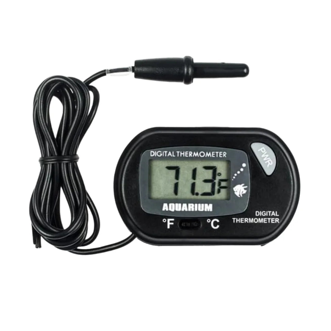 Digital Aquarium Thermometer with Probe Suction Cup Fish Tank Water Electronic Thermometer Measurement Degrees Celsius ℃ - Cozy & Co. Market