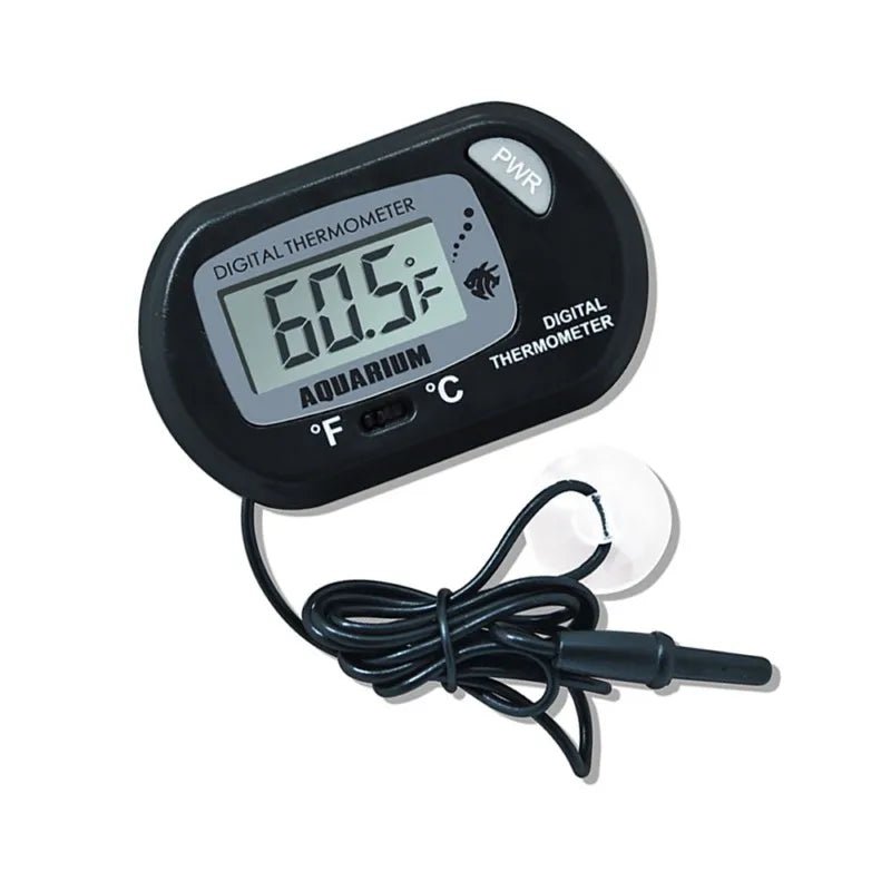 Digital Aquarium Thermometer with Probe Suction Cup Fish Tank Water Electronic Thermometer Measurement Degrees Celsius ℃ - Cozy & Co. Market