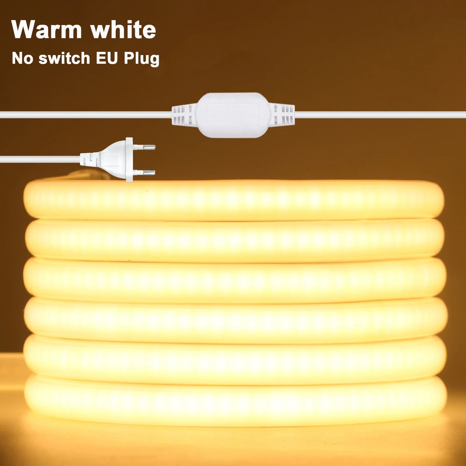 Dimmable Switch 220V COB LED Strip Neon Light Dimmer Power Kit Waterproof 3000K 4000K 6000K 288LED Kitchen Room Decor Flex Lamp - Cozy & Co. Market
