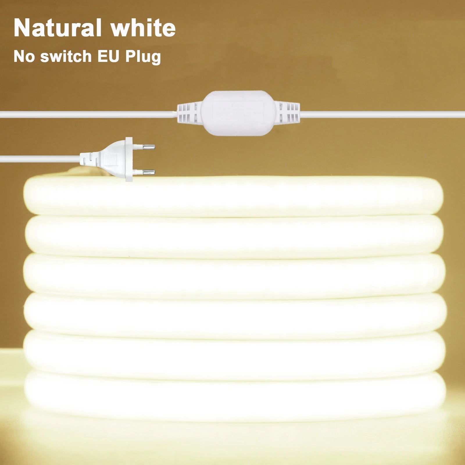 Dimmable Switch 220V COB LED Strip Neon Light Dimmer Power Kit Waterproof 3000K 4000K 6000K 288LED Kitchen Room Decor Flex Lamp - Cozy & Co. Market