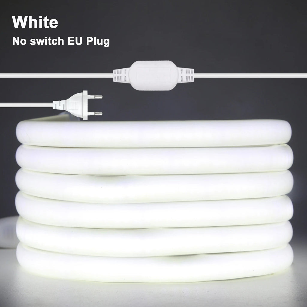 Dimmable Switch 220V COB LED Strip Neon Light Dimmer Power Kit Waterproof 3000K 4000K 6000K 288LED Kitchen Room Decor Flex Lamp - Cozy & Co. Market