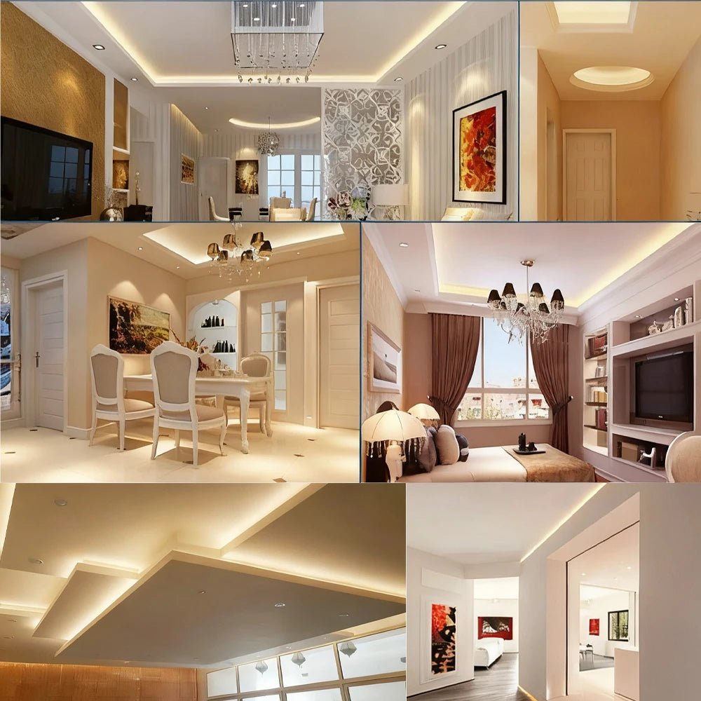 Dimmable Switch 220V COB LED Strip Neon Light Dimmer Power Kit Waterproof 3000K 4000K 6000K 288LED Kitchen Room Decor Flex Lamp - Cozy & Co. Market