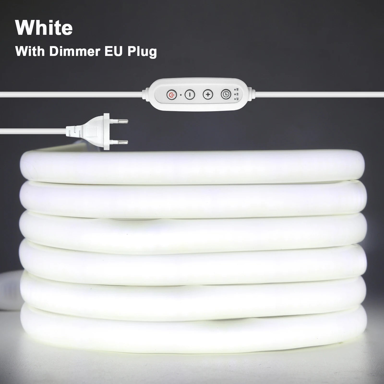 Dimmable Switch 220V COB LED Strip Neon Light Dimmer Power Kit Waterproof 3000K 4000K 6000K 288LED Kitchen Room Decor Flex Lamp - Cozy & Co. Market
