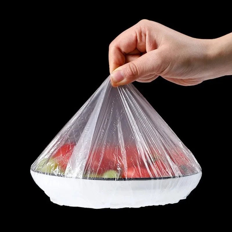 Disposable Food Cover Saran Wrap Bowel Cover Food Grade Fresh-keeping Plastic Bag Kitchen Storage Accessories - Cozy & Co. Market
