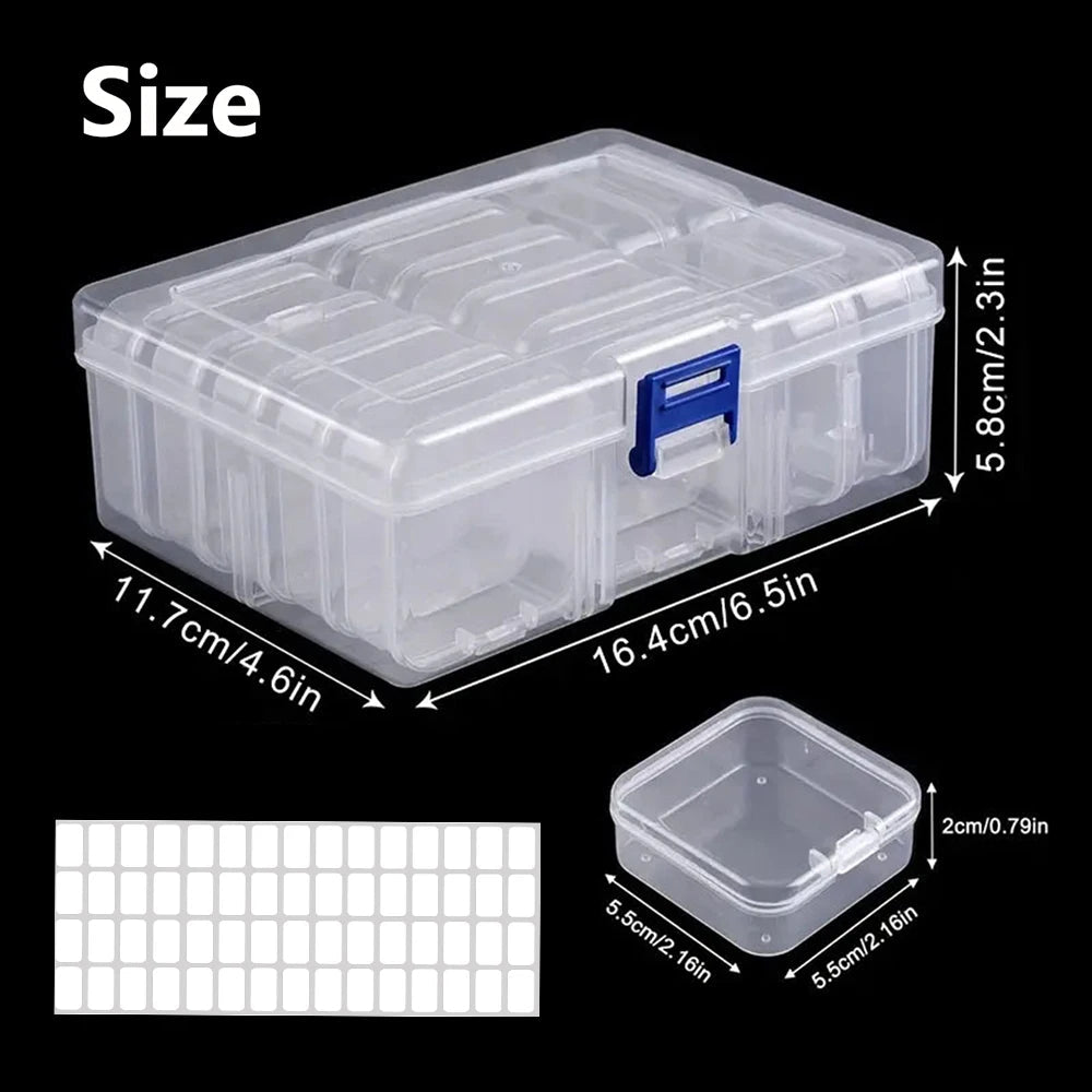 DIY Diamond Painting Embroidery Storage Box, Nail Art Jewelry Rhinestone Mosaic Storage Container, Multifunctional Storage Box - Cozy & Co. Market