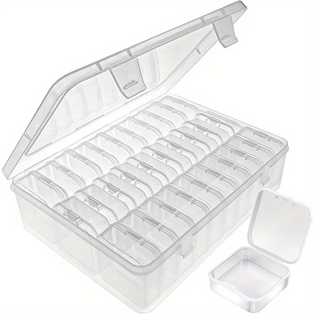 DIY Diamond Painting Embroidery Storage Box, Nail Art Jewelry Rhinestone Mosaic Storage Container, Multifunctional Storage Box - Cozy & Co. Market