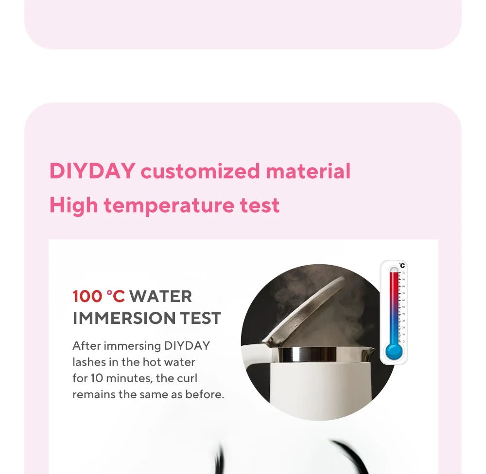 DIYDAY U-shaped Eyelash Extension Easy to Apply 3D Volume False Lashes Natural Wispy U YY Shape Faux Mink Eyelashes for Makeup - Cozy & Co. Market