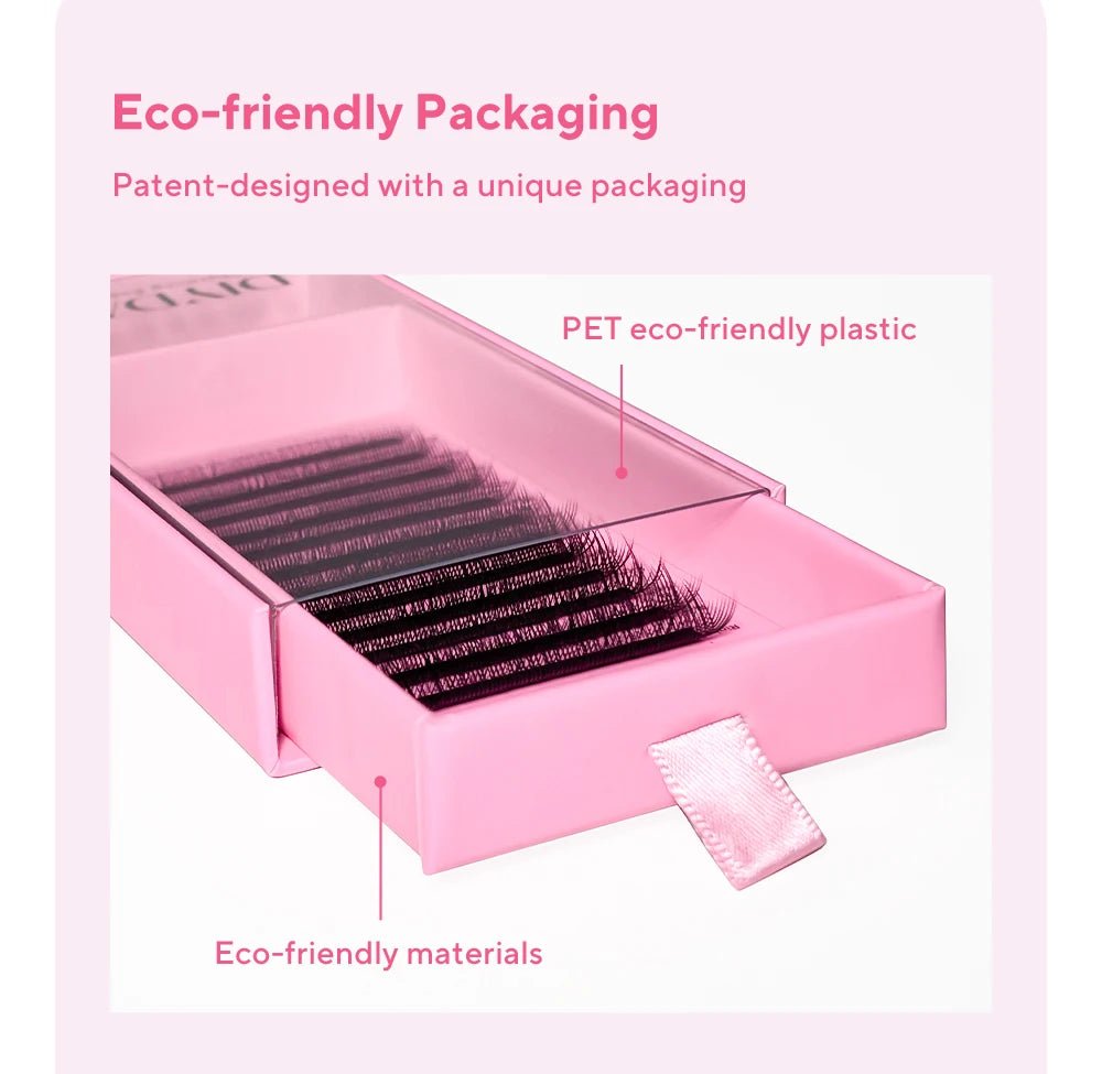 DIYDAY U-shaped Eyelash Extension Easy to Apply 3D Volume False Lashes Natural Wispy U YY Shape Faux Mink Eyelashes for Makeup - Cozy & Co. Market