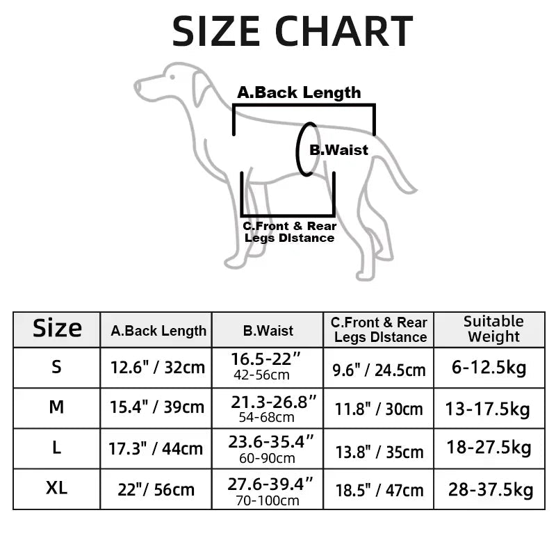 Dog Body Support Harness for Injured & Elderly Dogs - Cozy & Co. Market