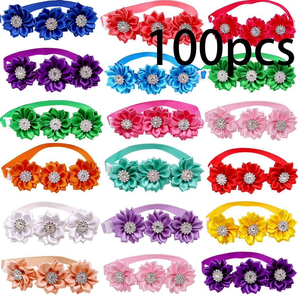 Dog & Cat Bow Tie Collar Accessories — Mixed Colours - Cozy & Co. Market