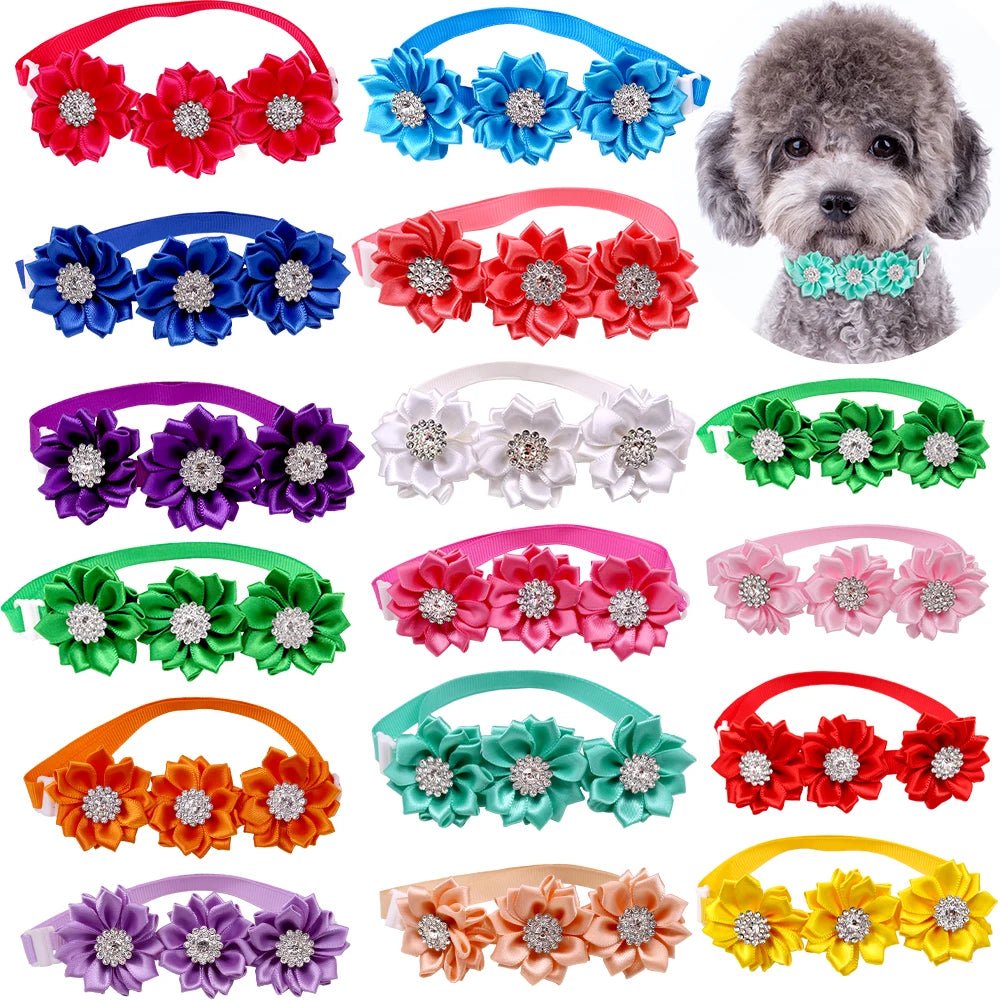 Dog & Cat Bow Tie Collar Accessories — Mixed Colours - Cozy & Co. Market