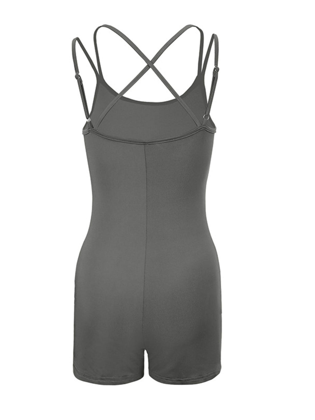 Double Spaghetti Strap Active Romper - Cozy & Co. Market