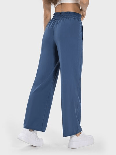 Drawstring Pocketed Active Pants - Cozy & Co. Market