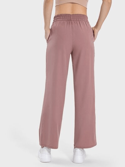 Drawstring Pocketed Active Pants - Cozy & Co. Market