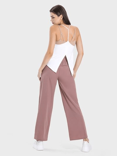 Drawstring Pocketed Active Pants - Cozy & Co. Market