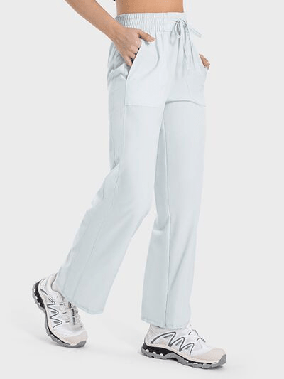Drawstring Pocketed Active Pants - Cozy & Co. Market