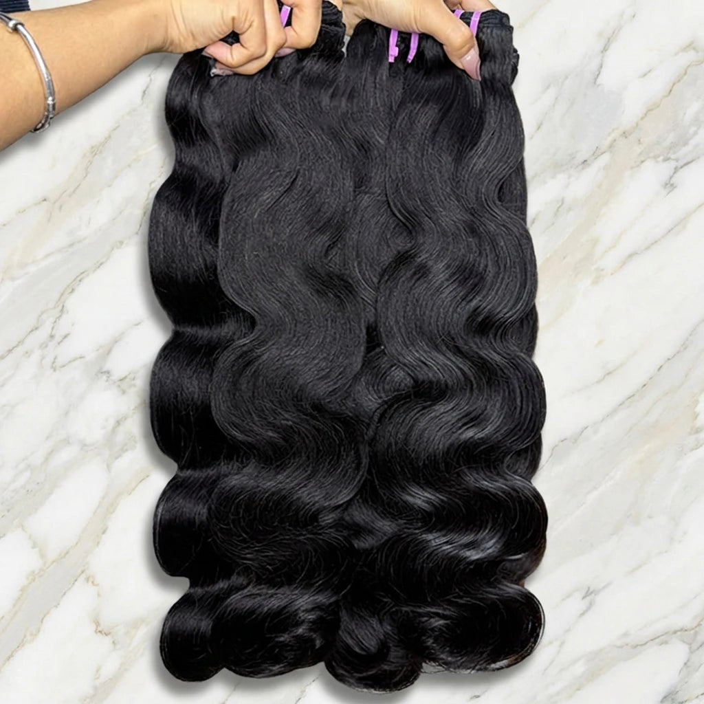 Drop Shipping Cuticle Aligned Hair Weft Body Wave Bundles Human Hair Extensions Double Drawn Vietnamese Raw Human Hair Bundles - Cozy & Co. Market