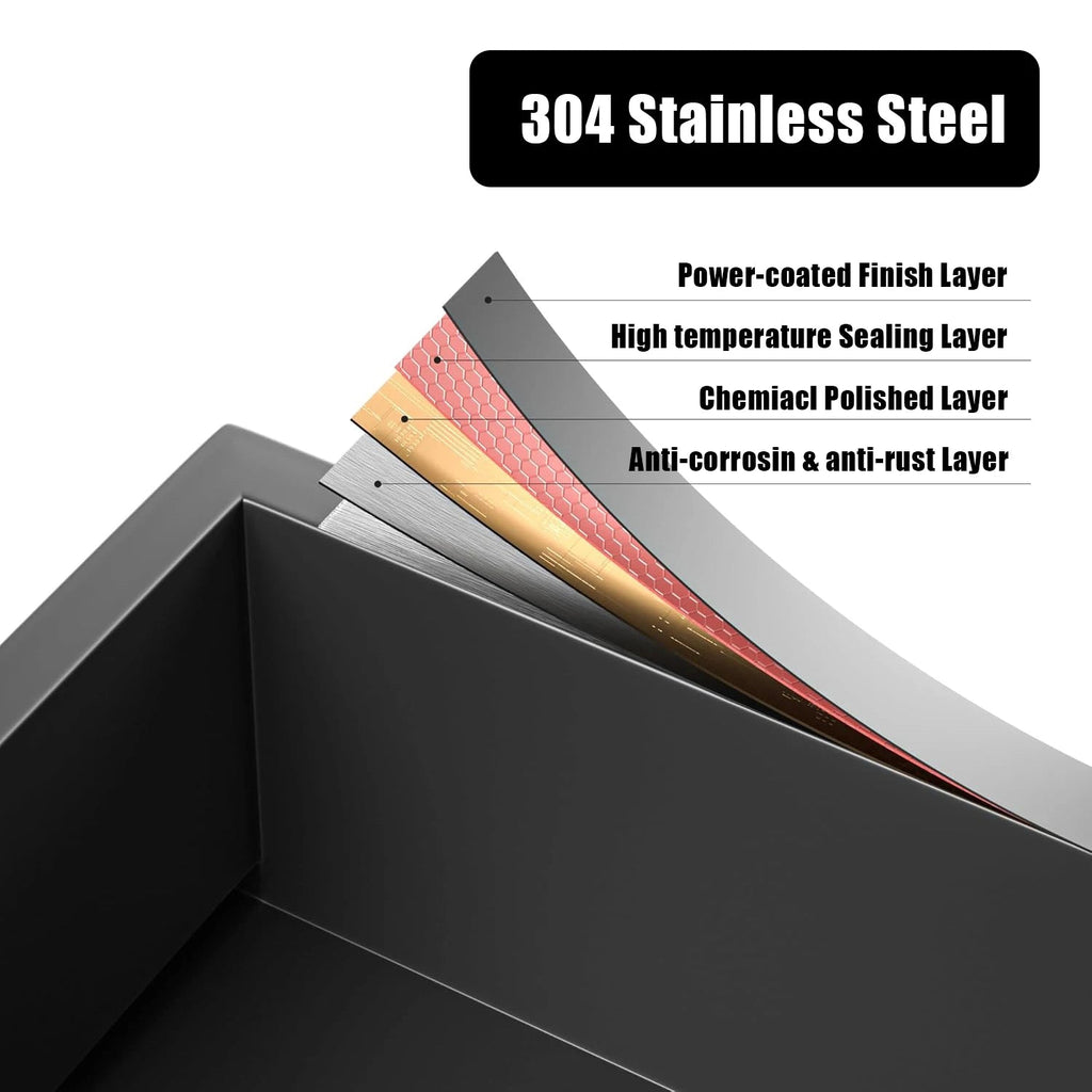 Dropshipping 12x12" Matte Black Stainless Steel Lighted Shower Niche IPX65 Waterproof FCC for UL Certification Modern for - Cozy & Co. Market