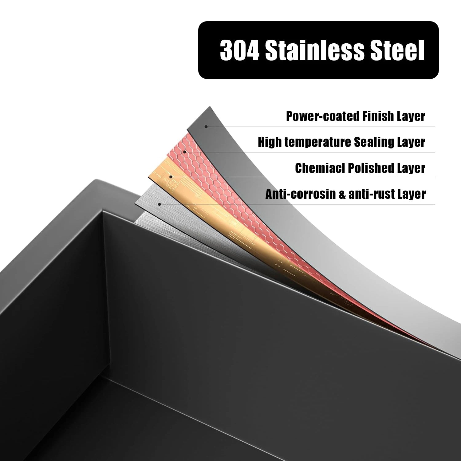 Dropshipping 12x12" Matte Black Stainless Steel Lighted Shower Niche IPX65 Waterproof FCC for UL Certification Modern for - Cozy & Co. Market