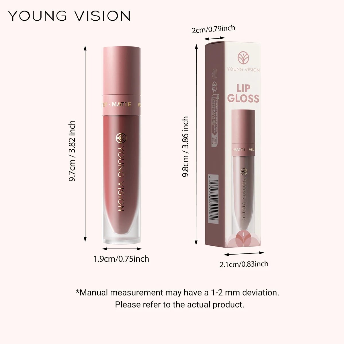 DUNUF 8-color matte velvet smooth easy-to-apply square tube lip gloss waterproof three-dimensional plumping lipstick - Cozy & Co. Market
