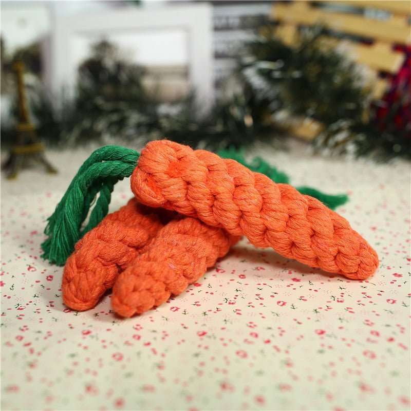 Durable Carrot Shaped Pet Chew Toy - Cozy & Co. Market