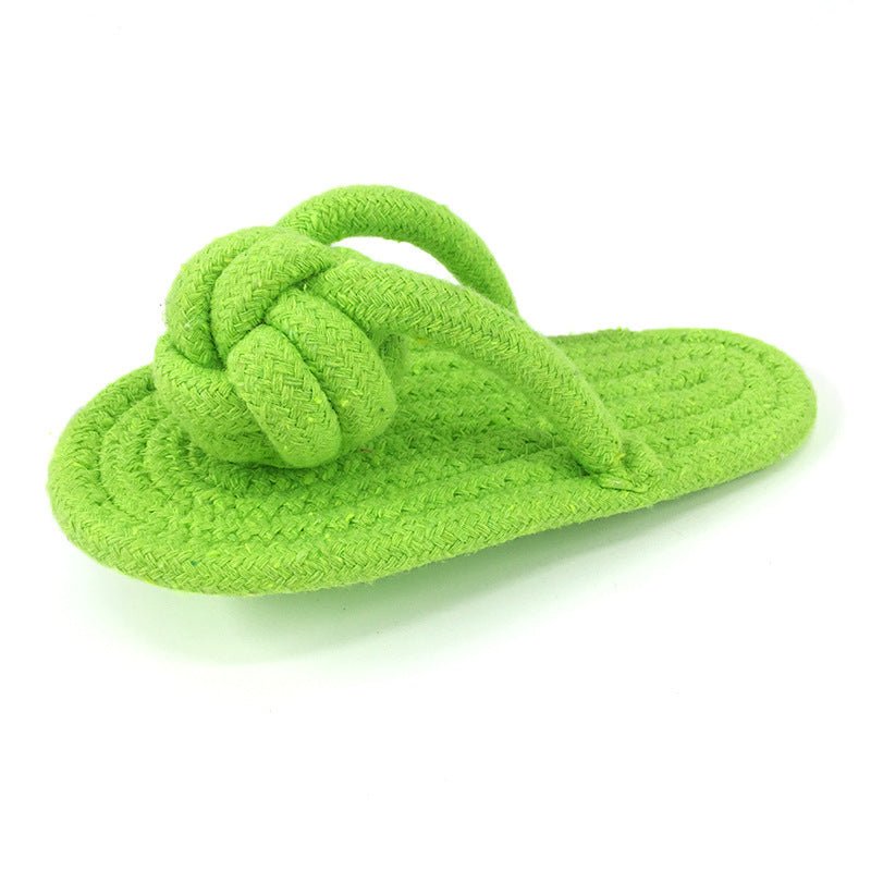 Durable Cotton Rope Slippers Dog Chew Toy - Cozy & Co. Market