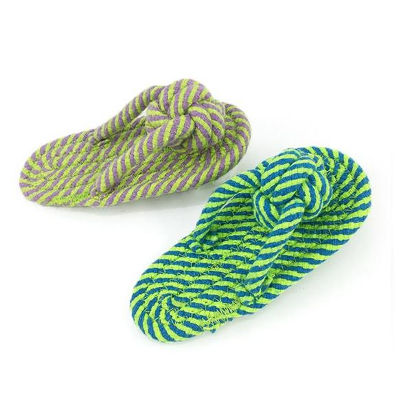 Durable Cotton Rope Slippers Dog Chew Toy - Cozy & Co. Market