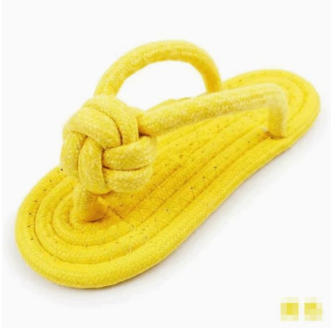 Durable Cotton Rope Slippers Dog Chew Toy - Cozy & Co. Market