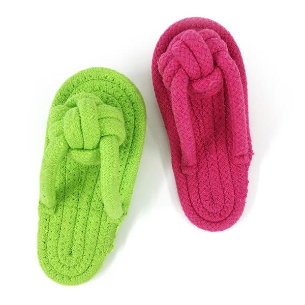 Durable Cotton Rope Slippers Dog Chew Toy - Cozy & Co. Market